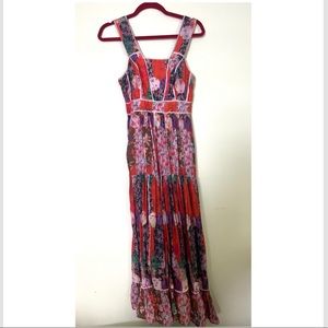 NWT Bhanuni by Jyoti Square Neck Maxi Dress
